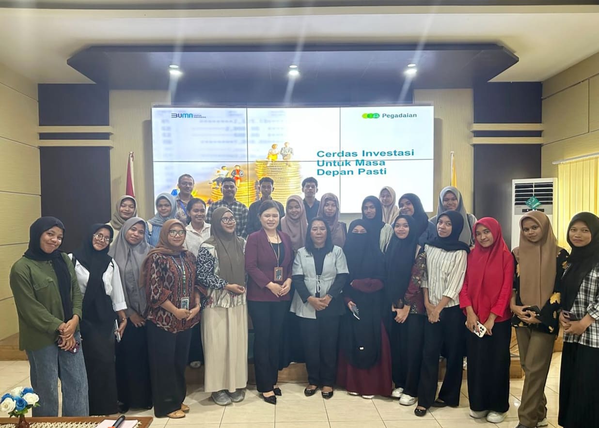 PT. Pegadaian Ternate, Ajak Mahasiswa FKIP Unkhair Berinvestasi