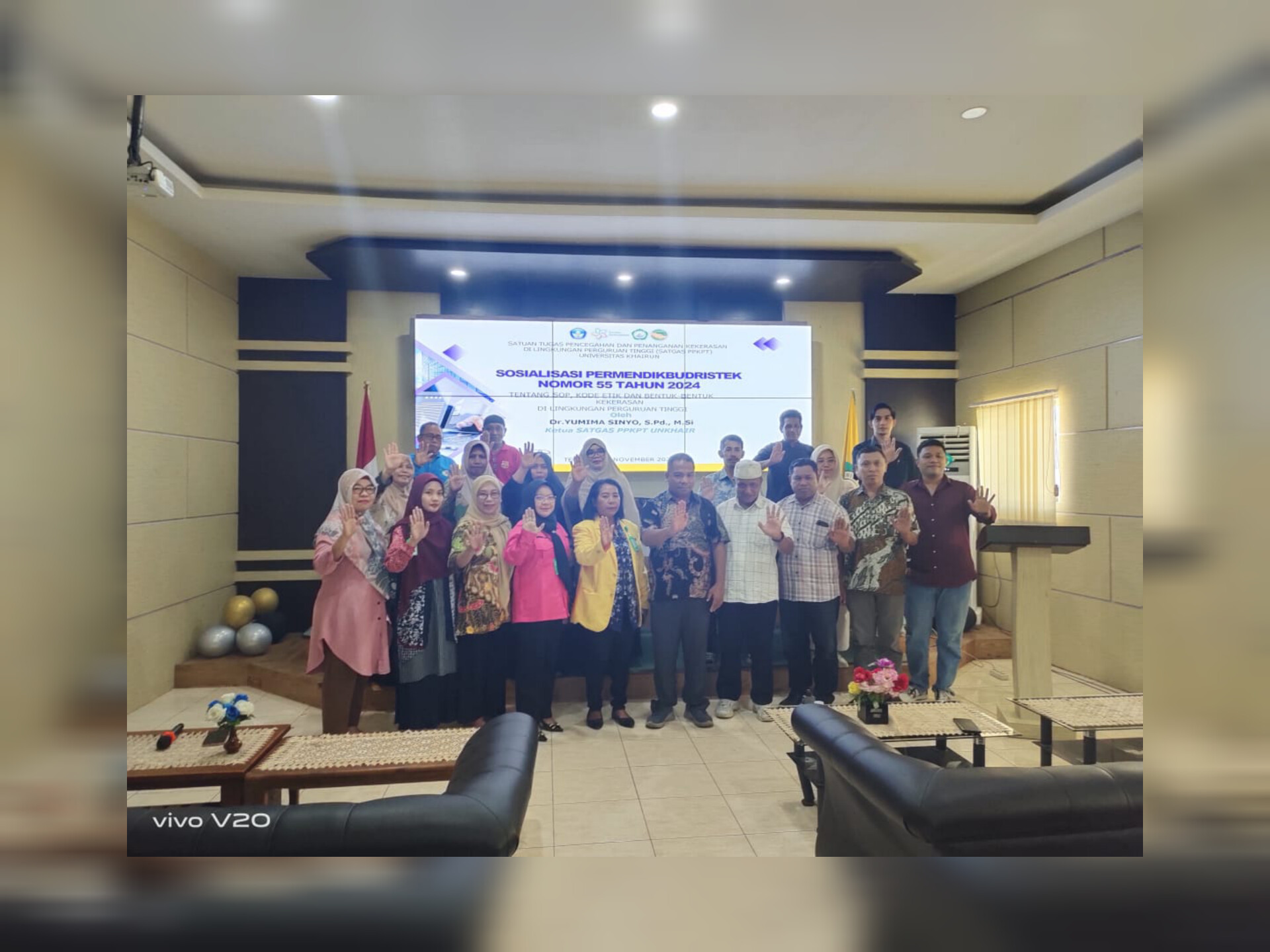 Satgas PPKP Unkhair, Sosialisasi Pencegahan dan Penanganan Kekerasan di Lingkungan Perguruan Tinggi