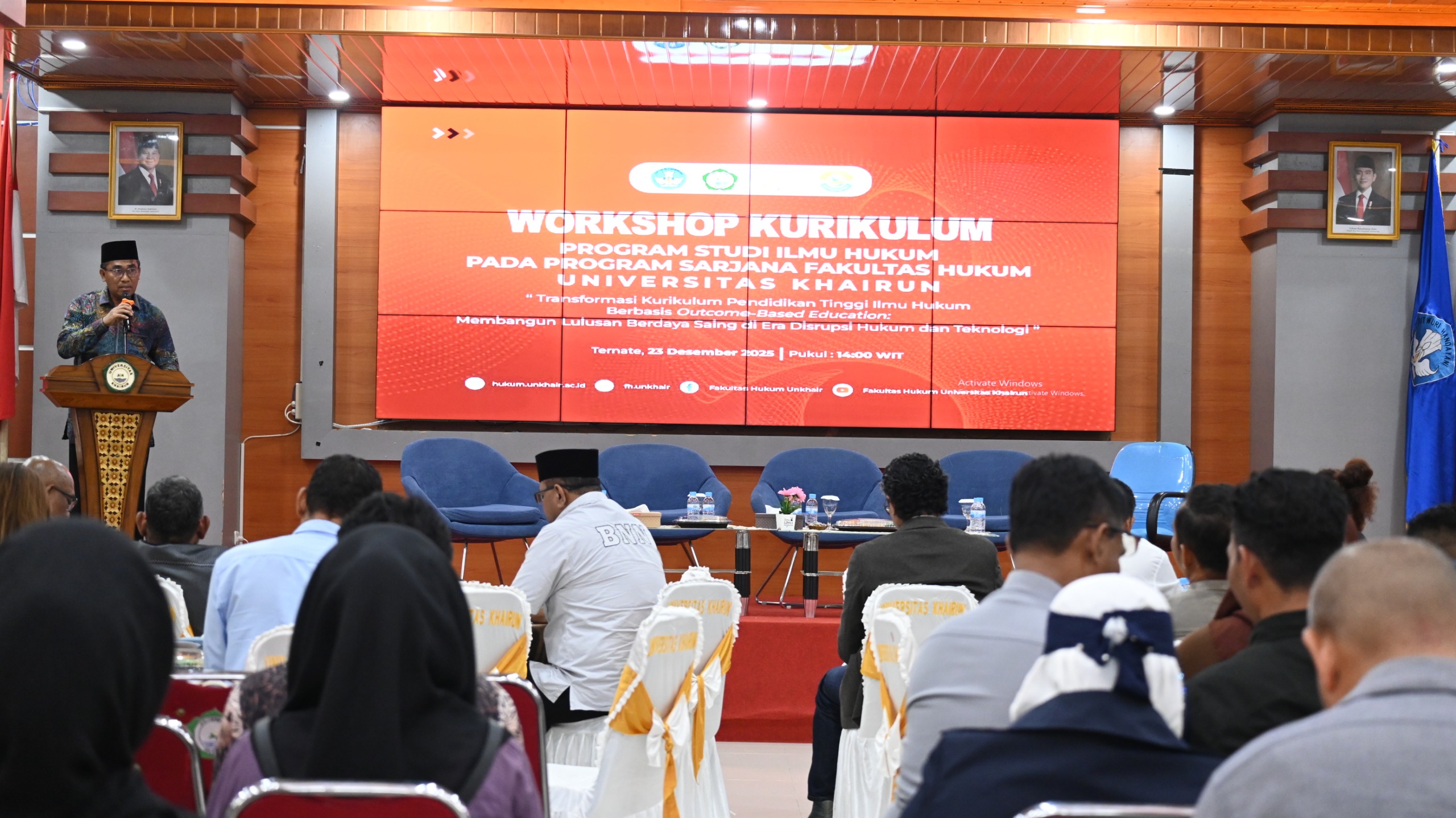 Dorong Daya Saing Lulusan,  FH Unkhair Bikin Workshop Kurikulum Berbasisi OBE