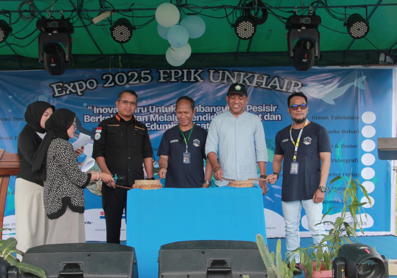 Riset hingga Kreativitas Mahasiswa Dipamerkan di Expo FPIK Unkhair