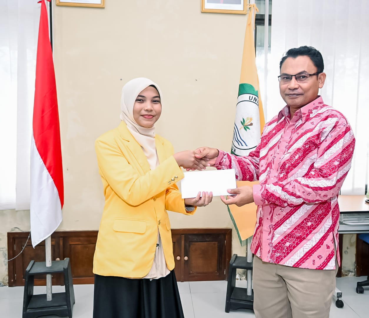 Rektor Unkhair Sambut Mahasiswa Peraih Emas dan Perak IMTQ Internasional 2026