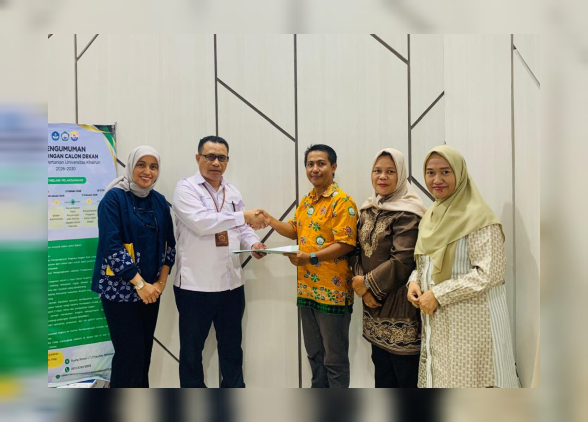 Resmi Daftar Calon Dekan Faperta Unkhair, Prof. Sariffudin Fatmona Awali Tahapan Penjaringan