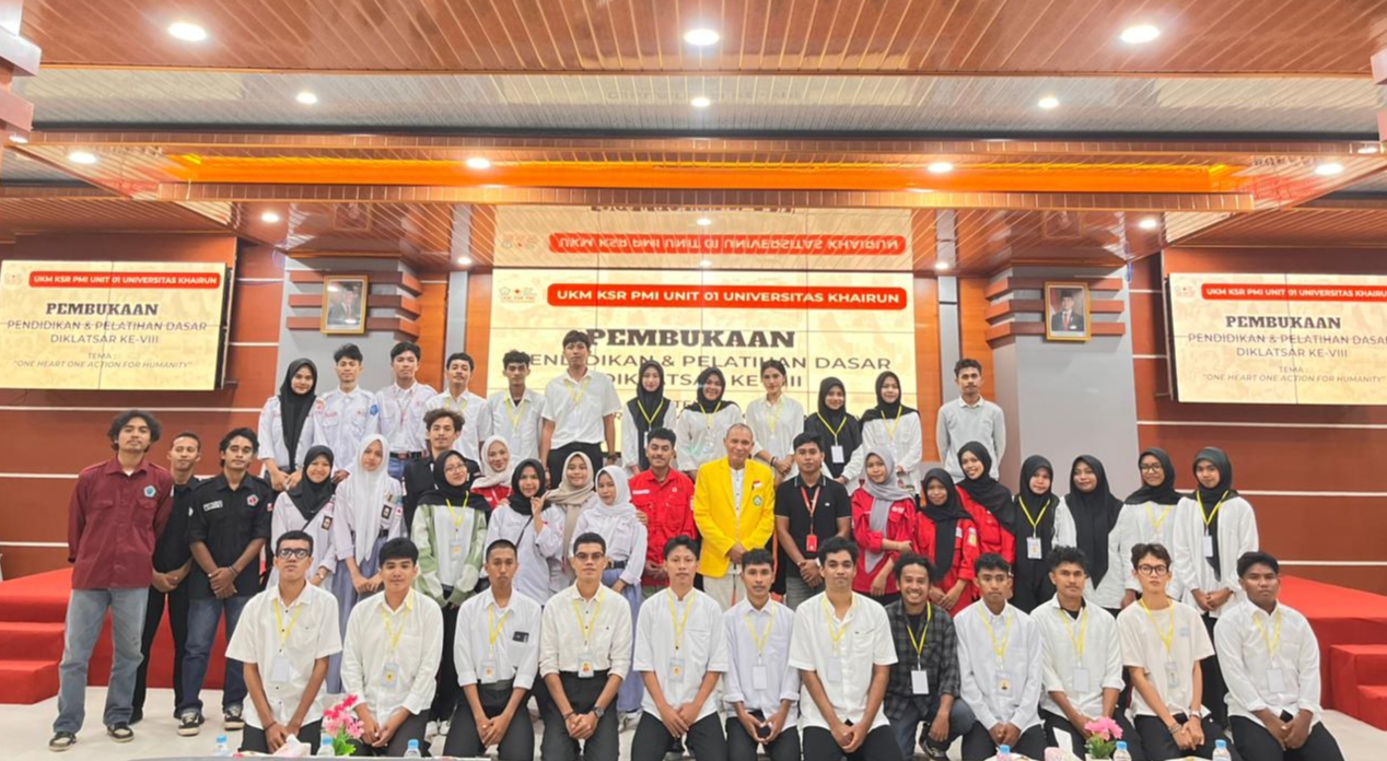 Wakil Rektor III Resmi Buka Diklatsar Ke-VIII UKM KSR PMI Unkhair