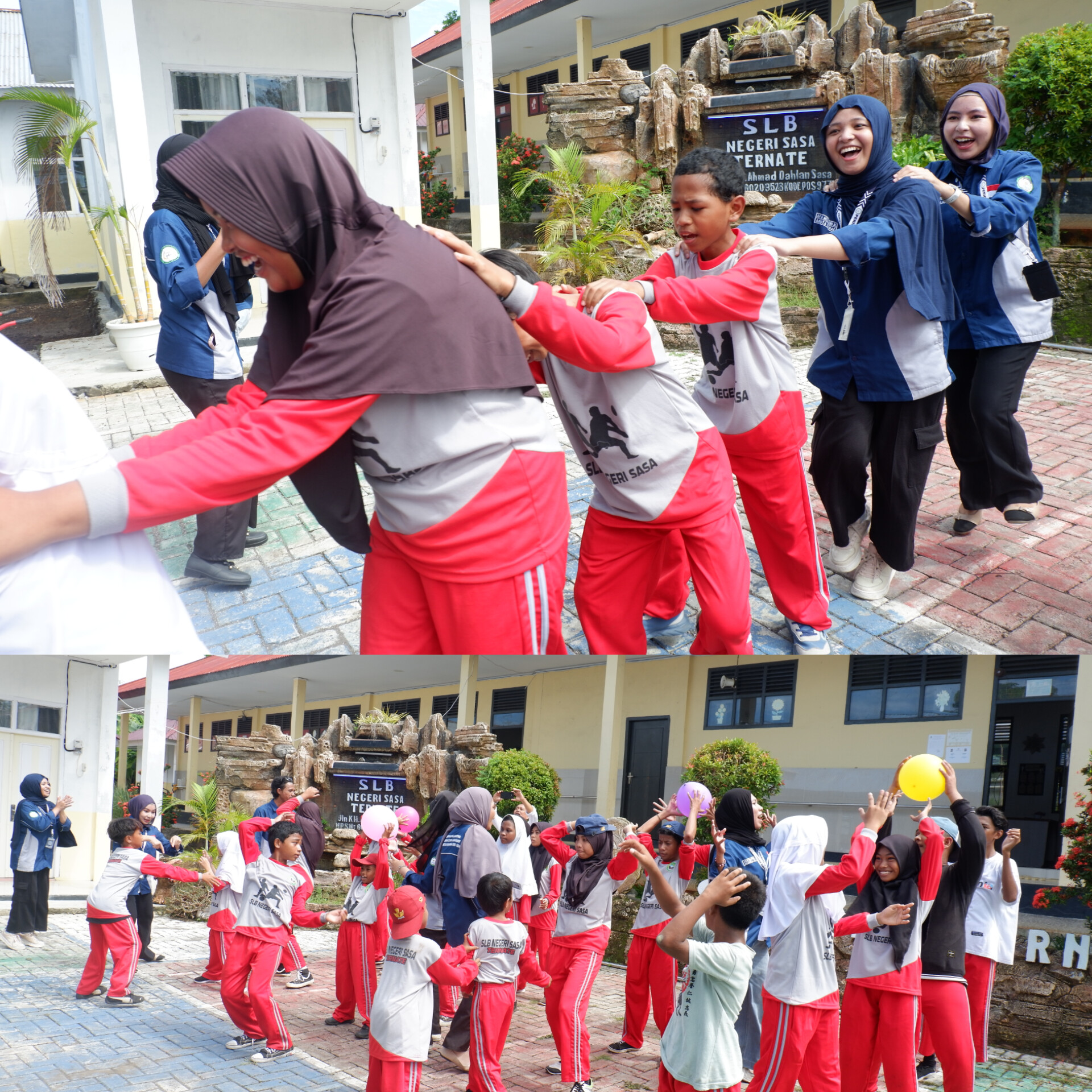 Peringati Dies Natalis ke-17, Mahasiswa Akuntansi Berbagi Bersama Anak-anak SLB Negeri Sasa