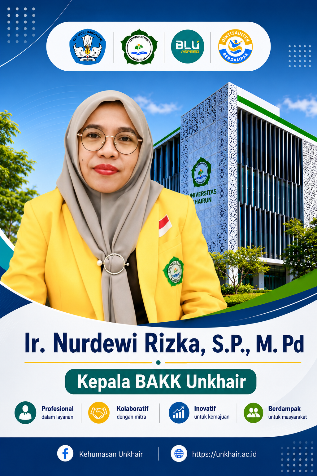 Unkhair Umumkan Hasil Verifikasi UKT Lulusan SNBT pada 23 Juni
