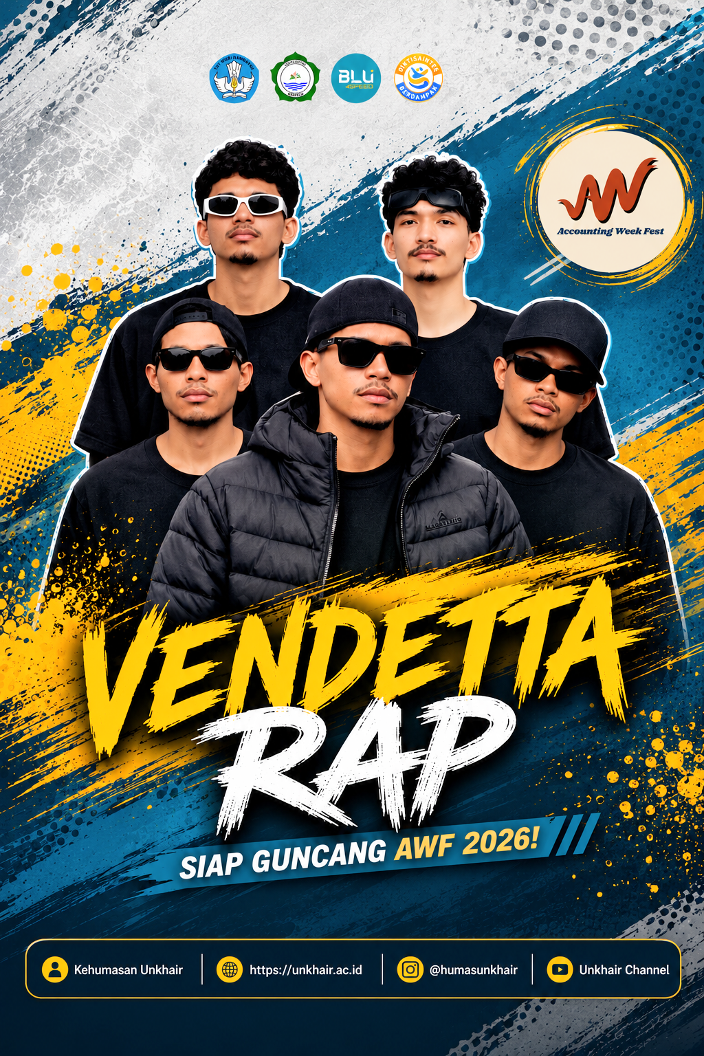 Vendetta Rap Siap Guncang Accounting Week Fest Unkhair, 1.500 Tiket Telah Terjual