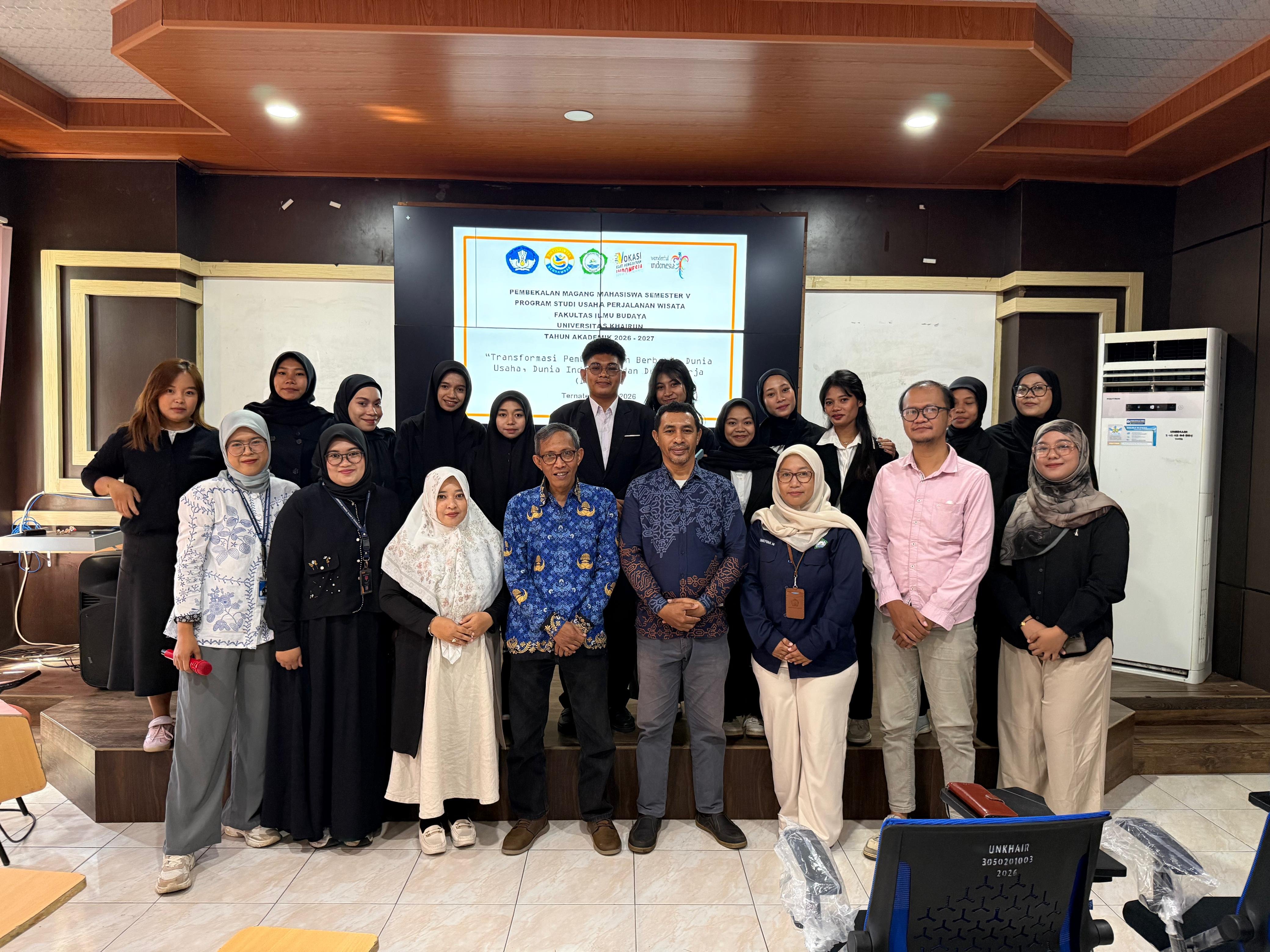 Siapkan SDM Pariwisata Unggul, Mahasiswa UPW Unkhair Magang di Tiga Provinsi