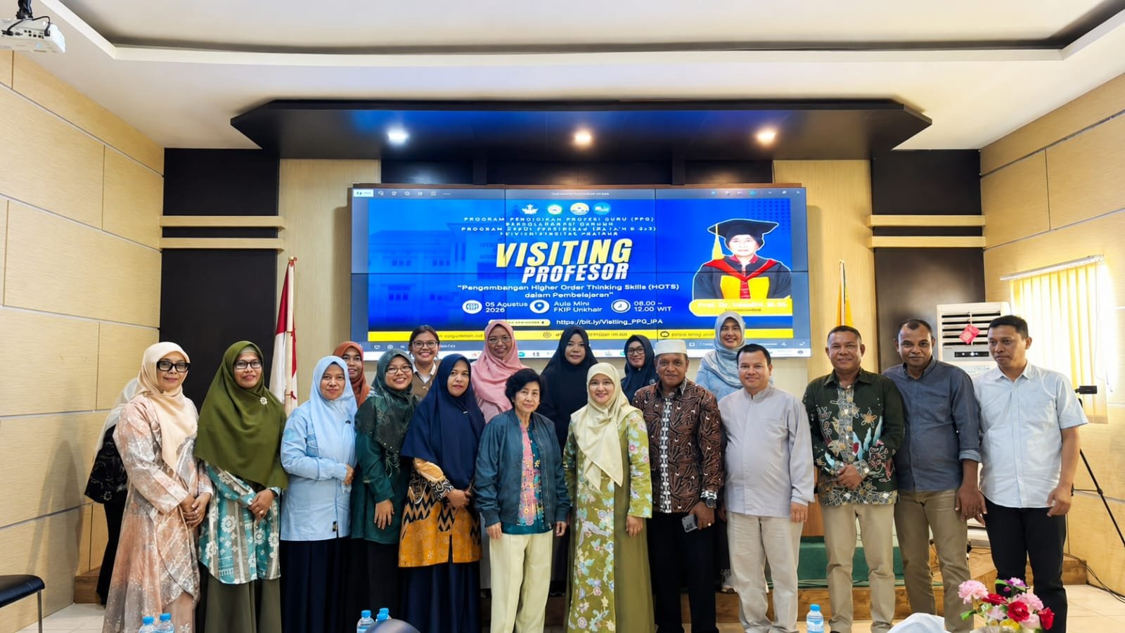 PPG dan Prodi Pendidikan IPA FKIP Unkhair Perkuat Pembelajaran HOTS Lewat Visiting Professor