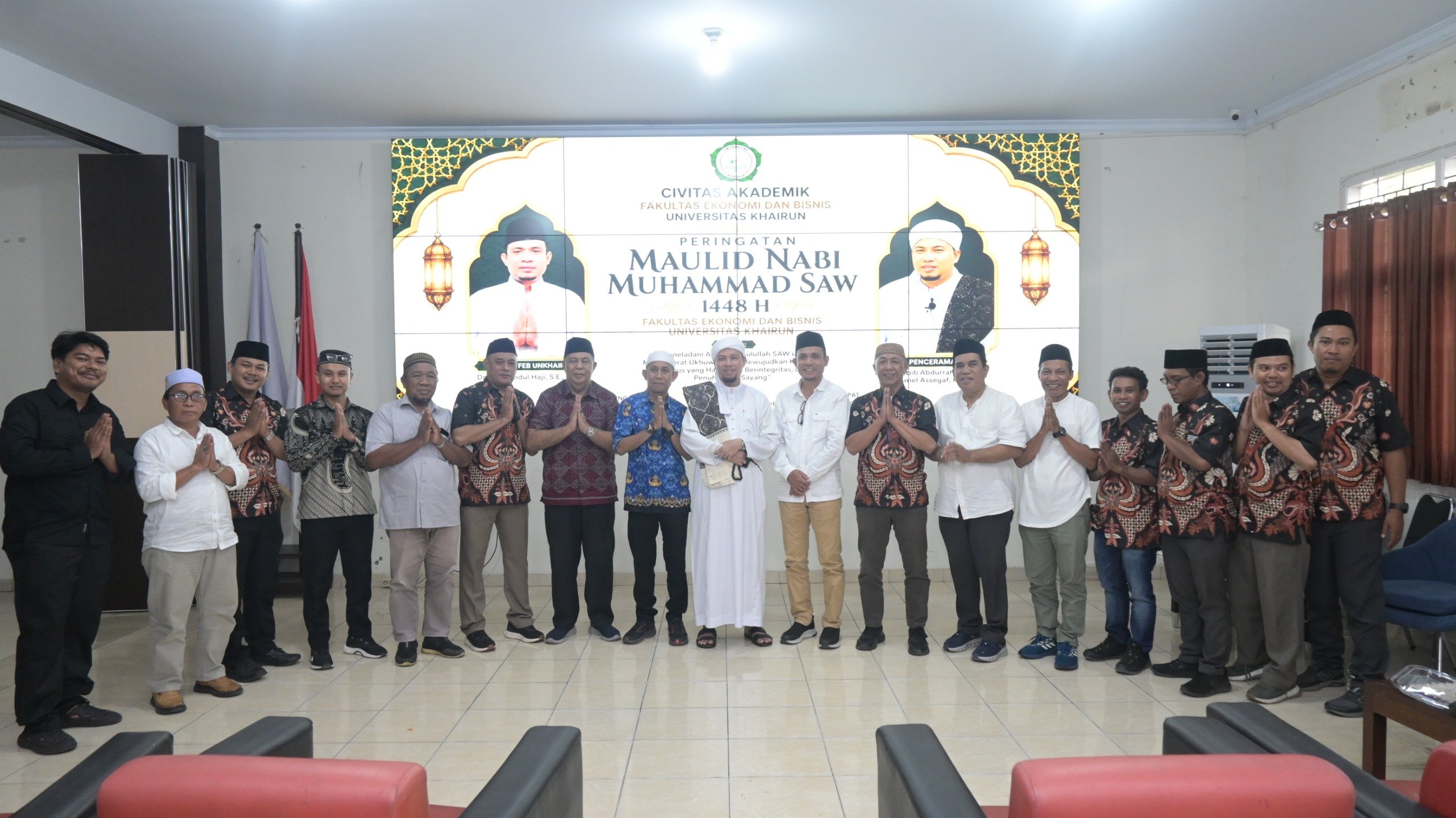 FEB Unkhair Peringati Maulid Nabi, Dorong Kampus Harmonis dan Berintegritas